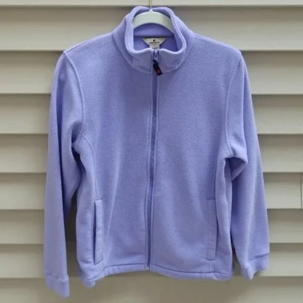 Woolrich Andes Full Zip Fleece Jacket - Lilac - Picture 1 of 4